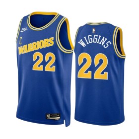 Dres Golden State Warriors Andrew Wiggins 22 Nike 2022-23 Classic Edition Plava Swingman